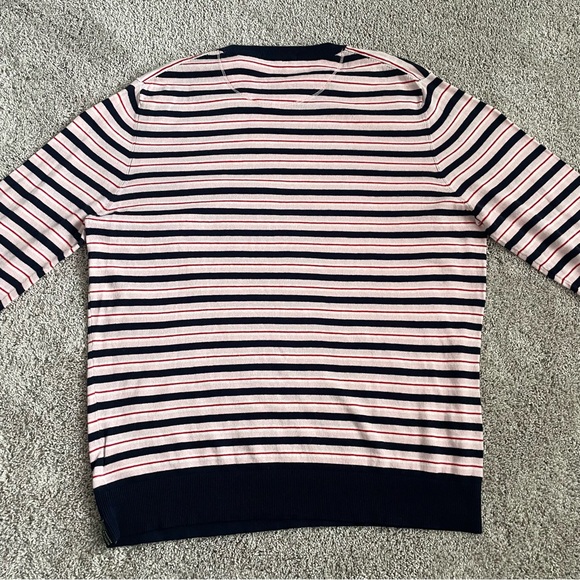 Scotch &Soda Cotton Wool Blend Striped knitted Sweater Pullover XXL BlackPink - Picture 10 of 16